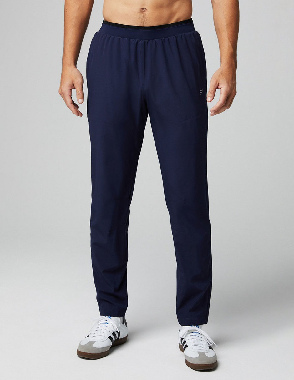 Pants straight con elástico para hombre