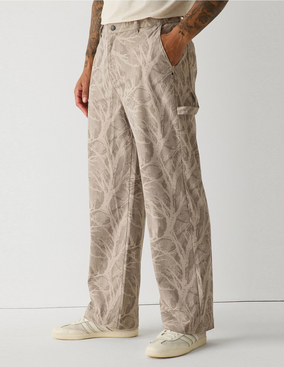 Pantalón straight de algodón para hombre