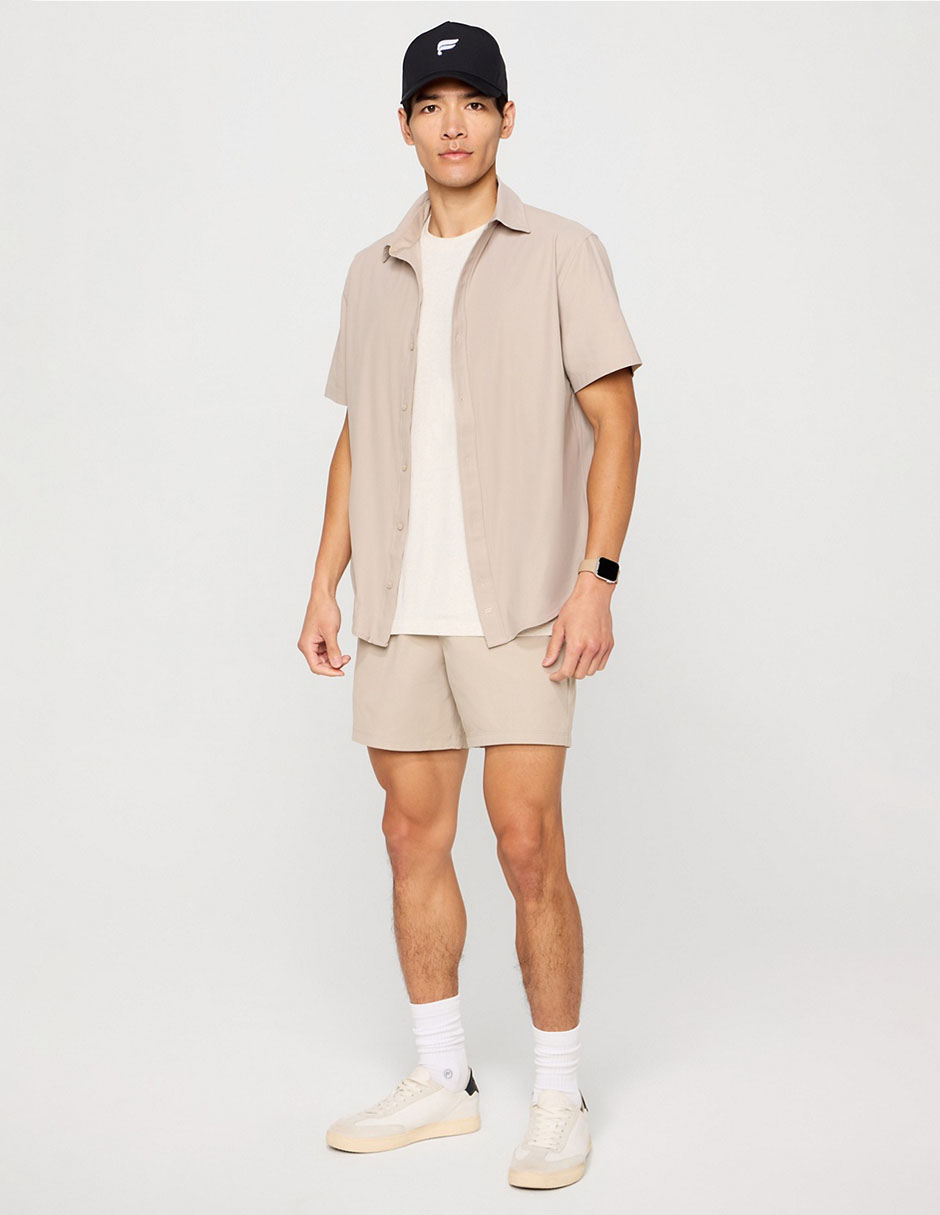 SHORT FABLETICS FLAP-MB0153, 2XG, BEIGE