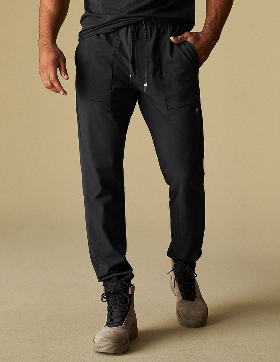 Jogger straight con bolsillos para hombre Jogger straight con bolsillos para hombre