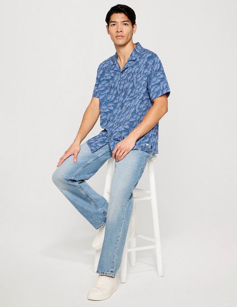 Camisa casual de algodón manga corta para hombre 3