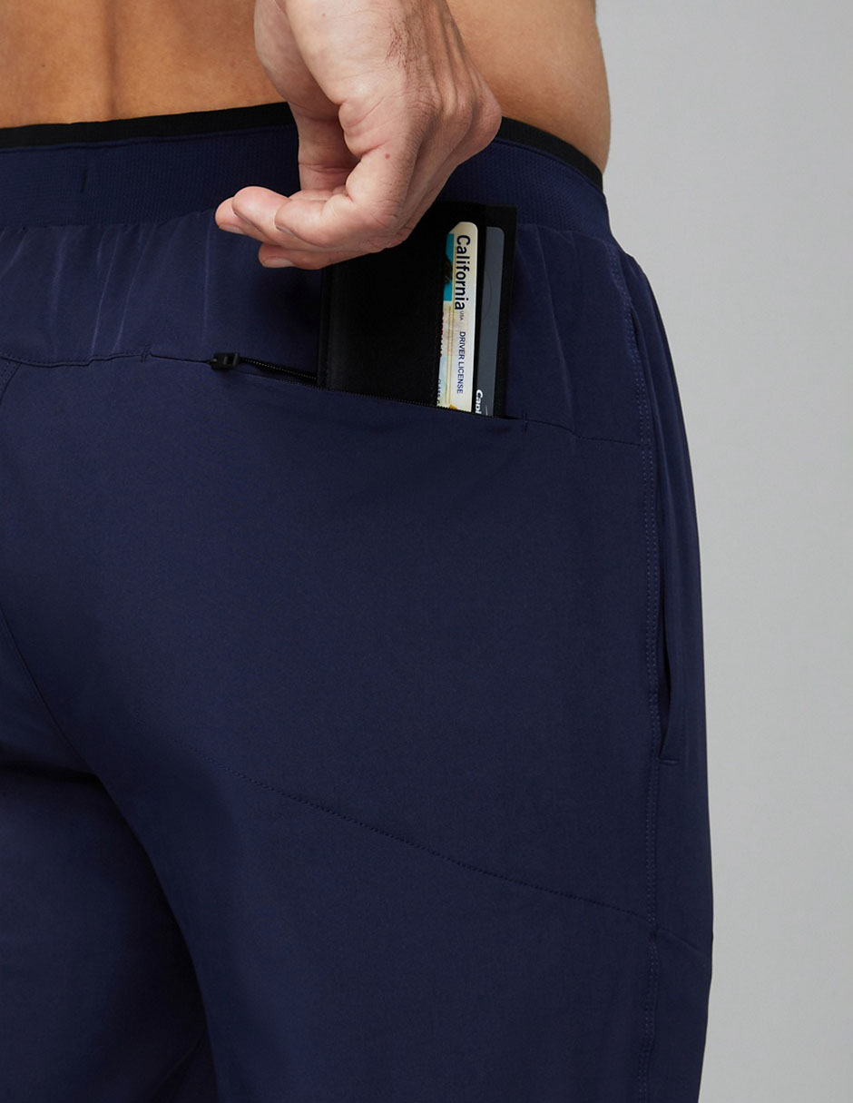 Pants straight con elástico para hombre