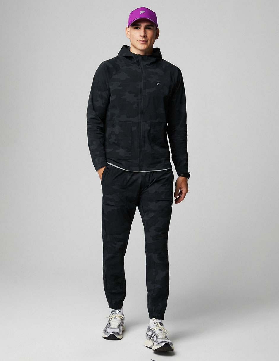 Jogger slim estampado camuflaje con bolsillos para hombre 3