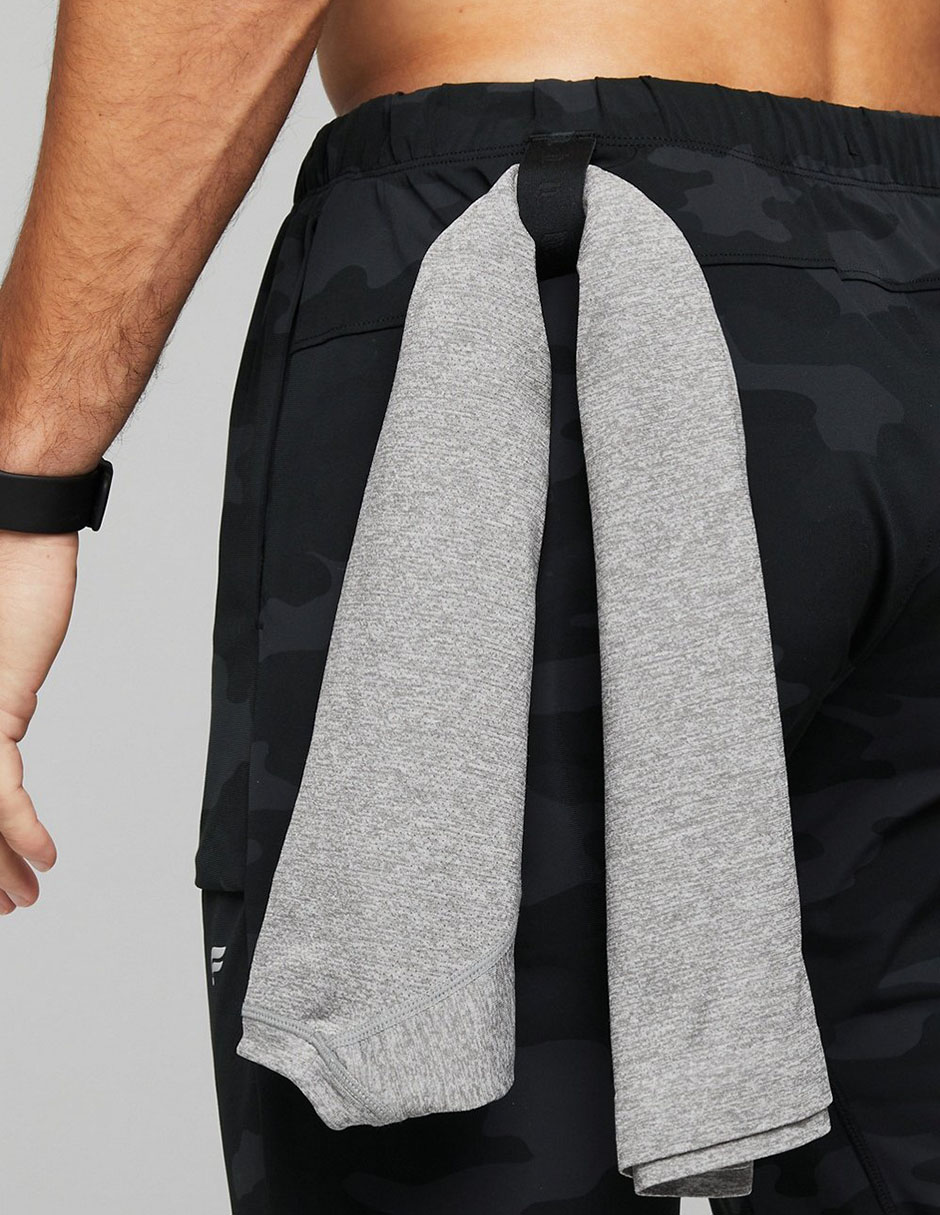 Jogger slim estampado camuflaje con bolsillos para hombre 6