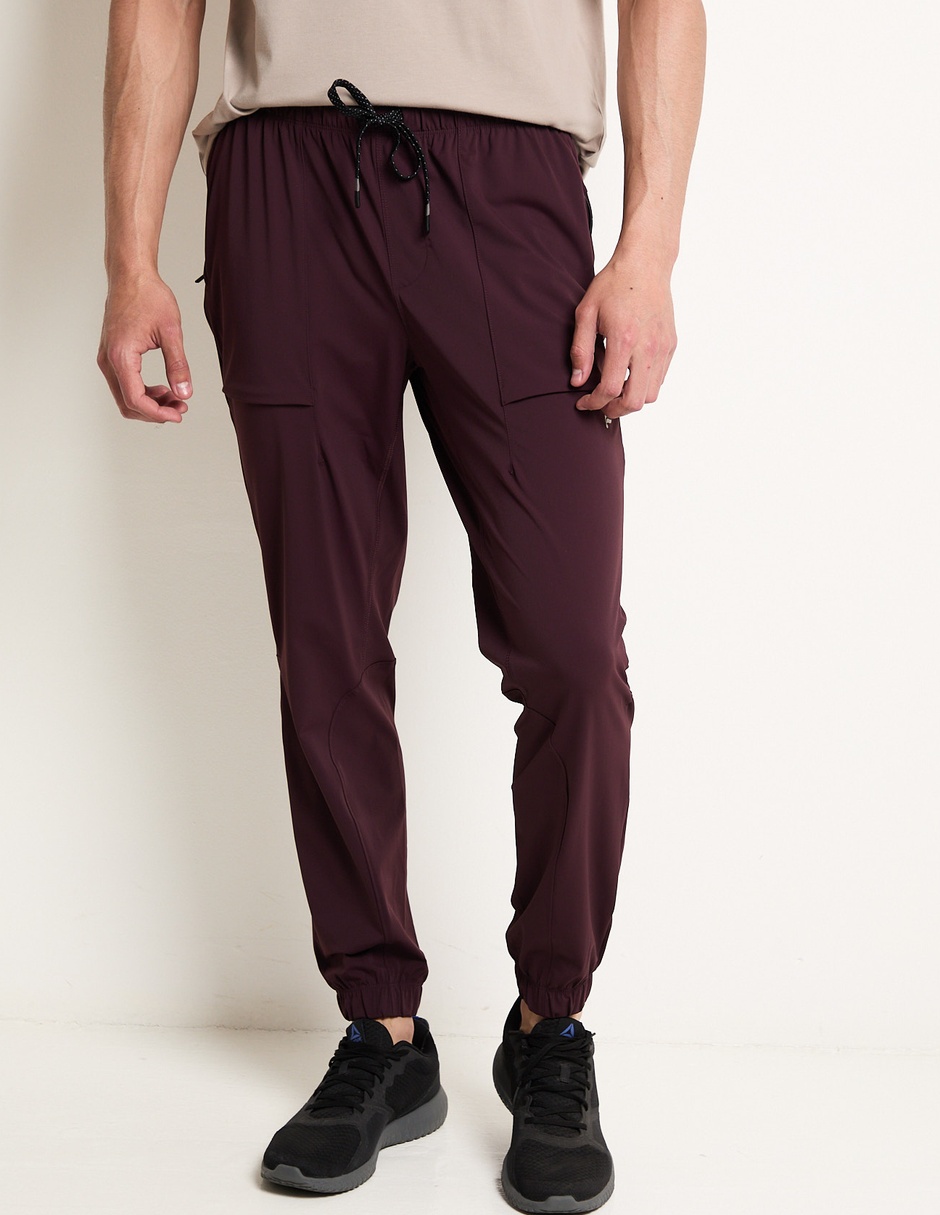 Jogger straight con bolsillos para hombre
