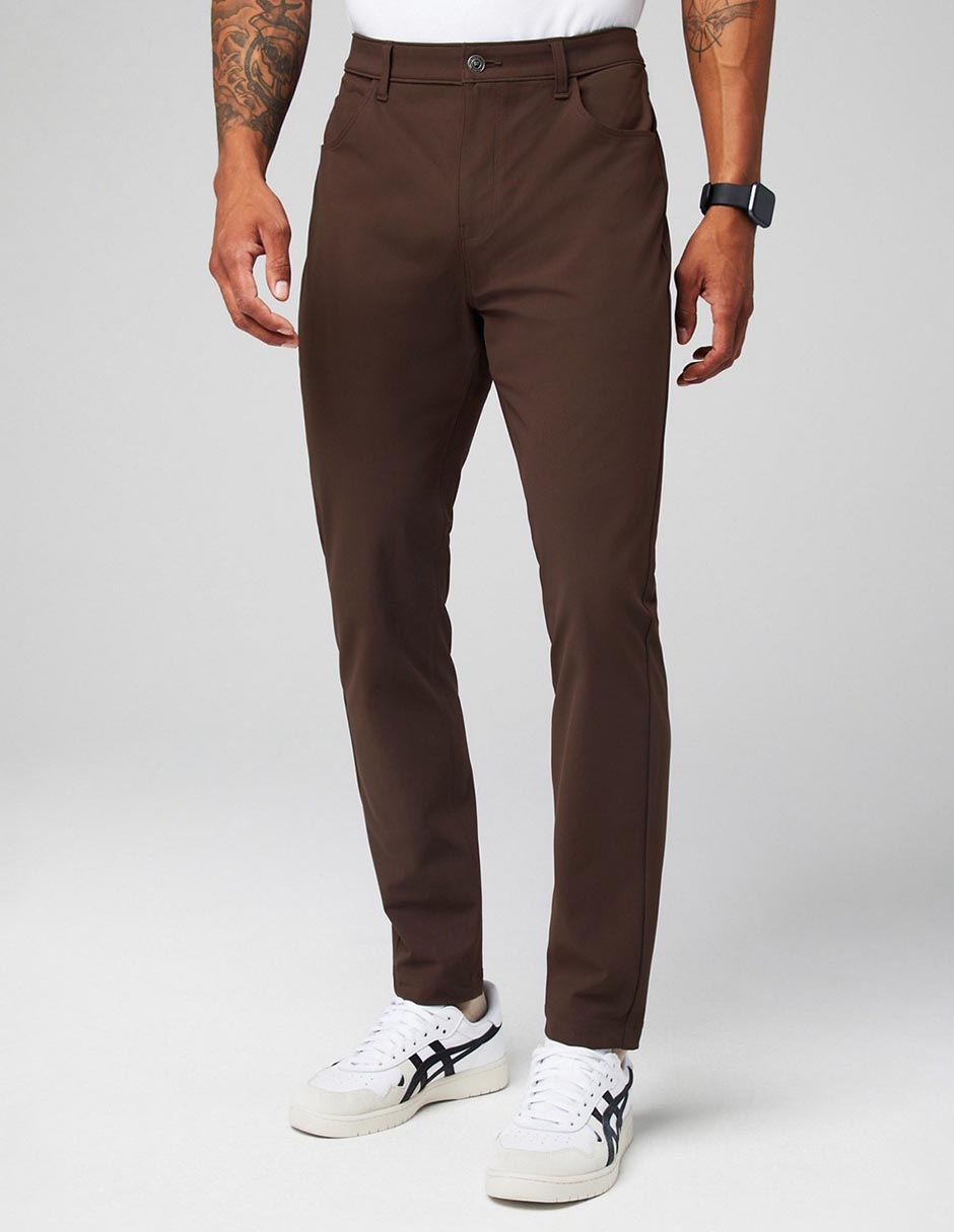 Pantalón slim de algodón para hombre