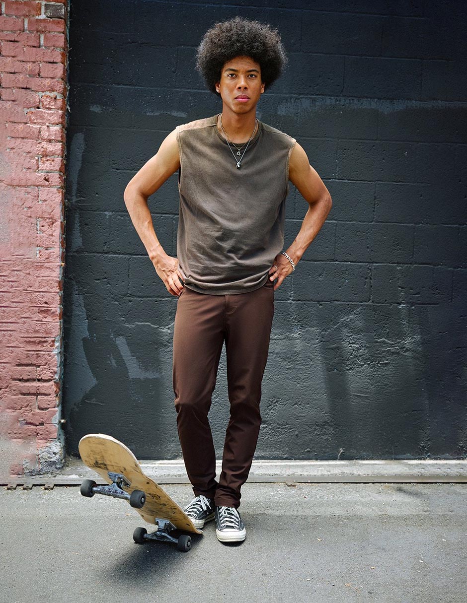 Pantalón chino slim para hombre 7