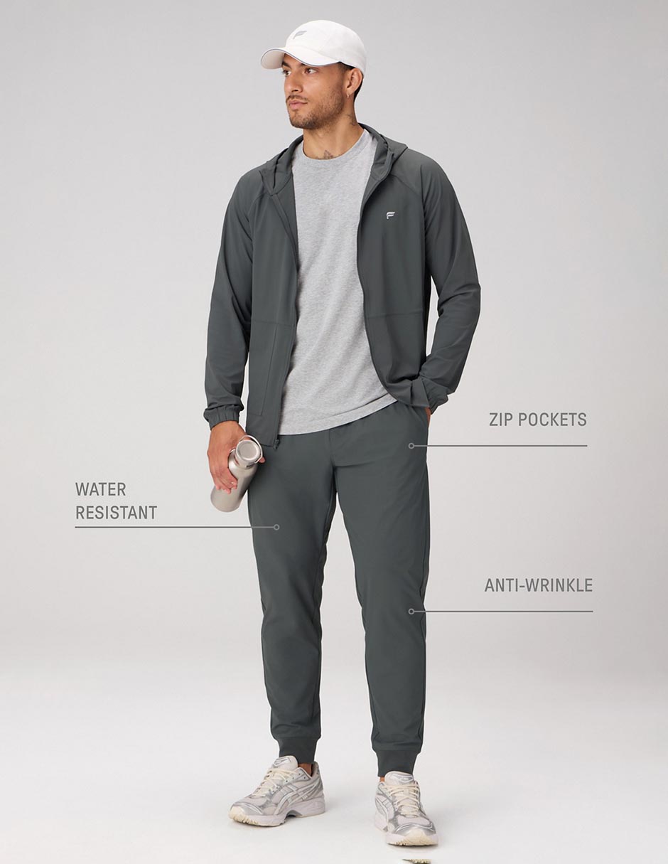 Jogger relajado con bolsillos para hombre