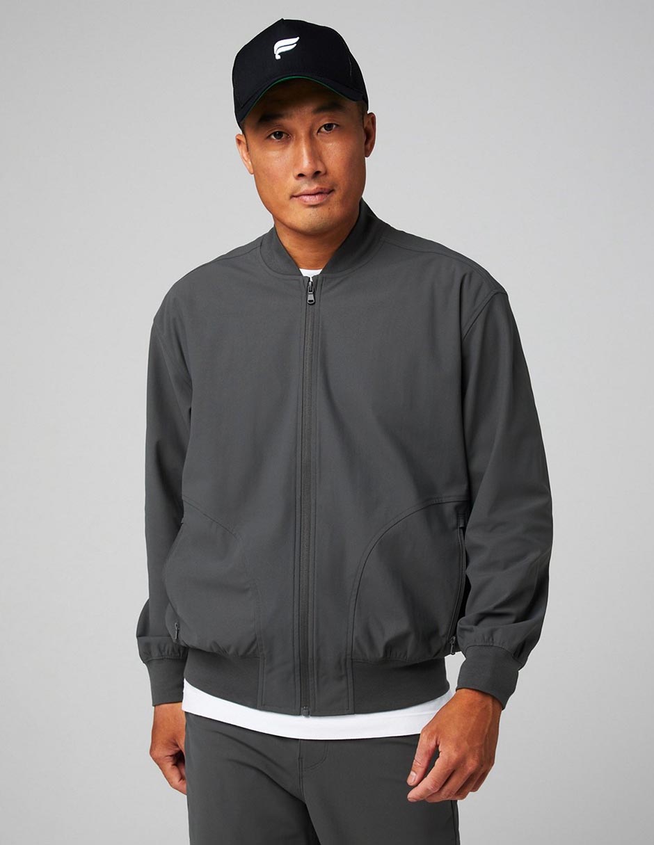 Chamarra bomber con bolsillos para hombre