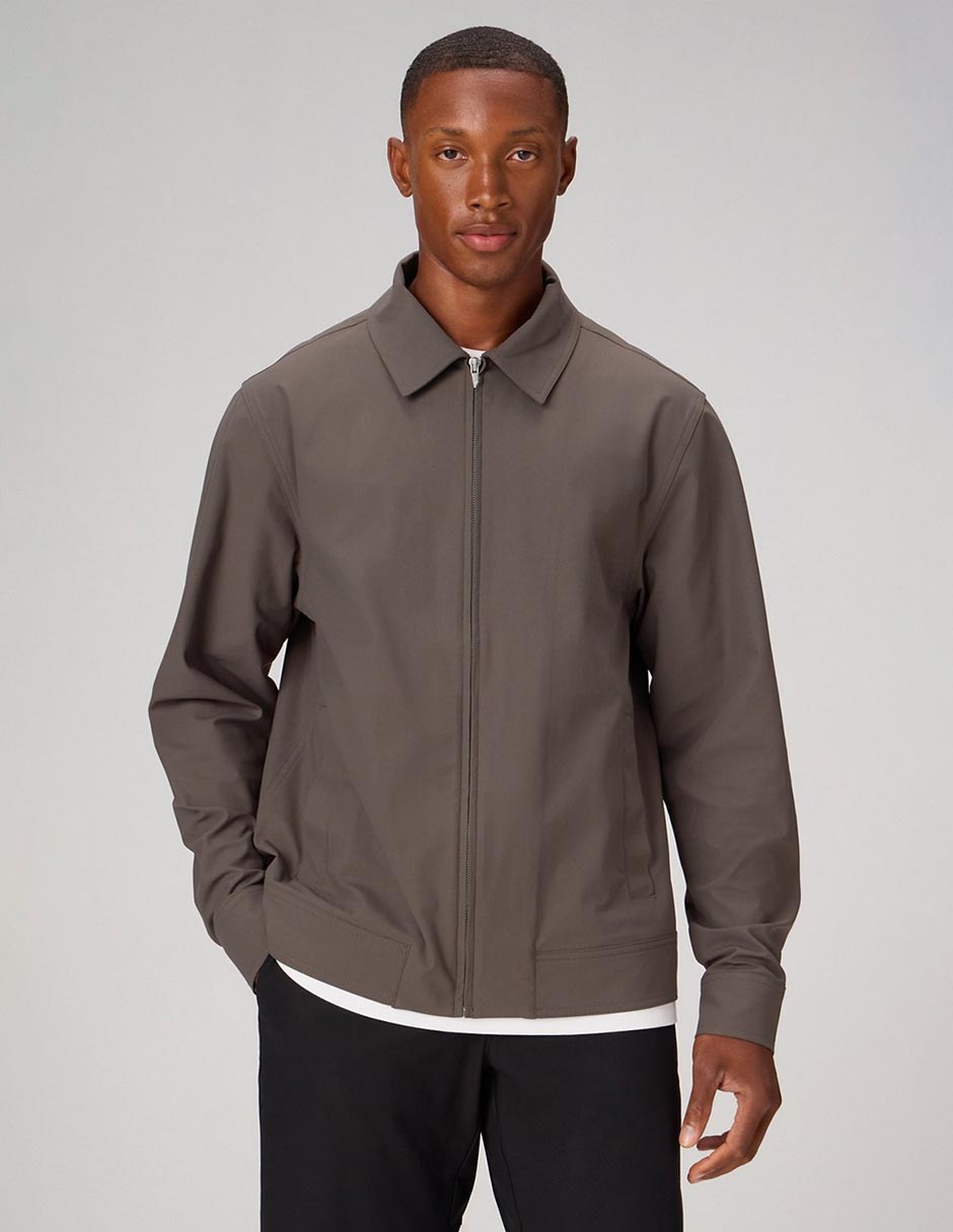 Chamarra casual con bolsillos para hombre