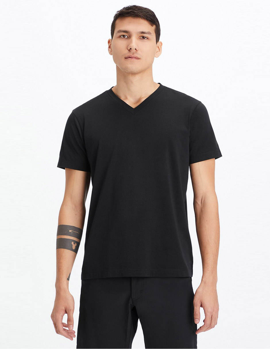 Playera cuello V para hombre 1