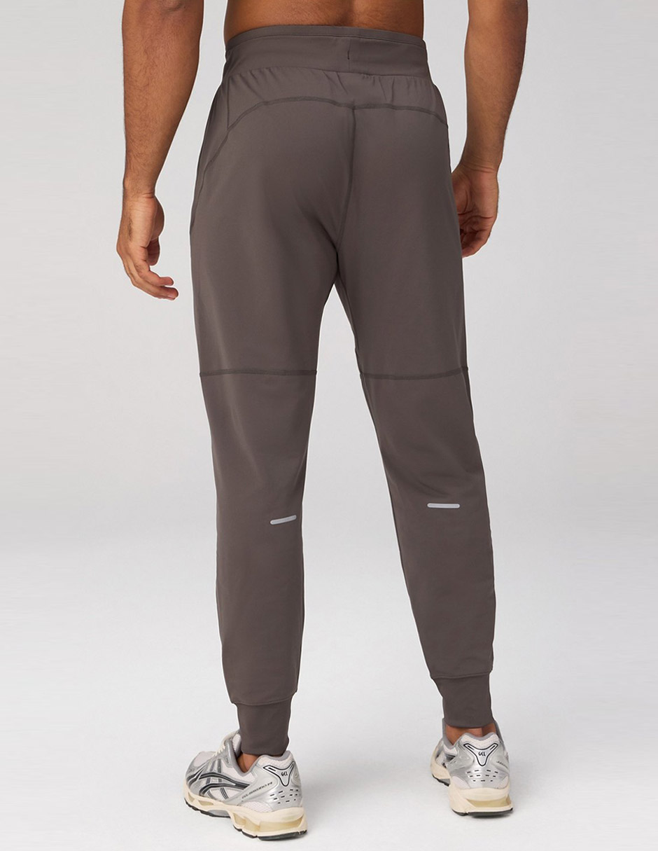 Jogger slim estampado logo con bolsillos para hombre 2