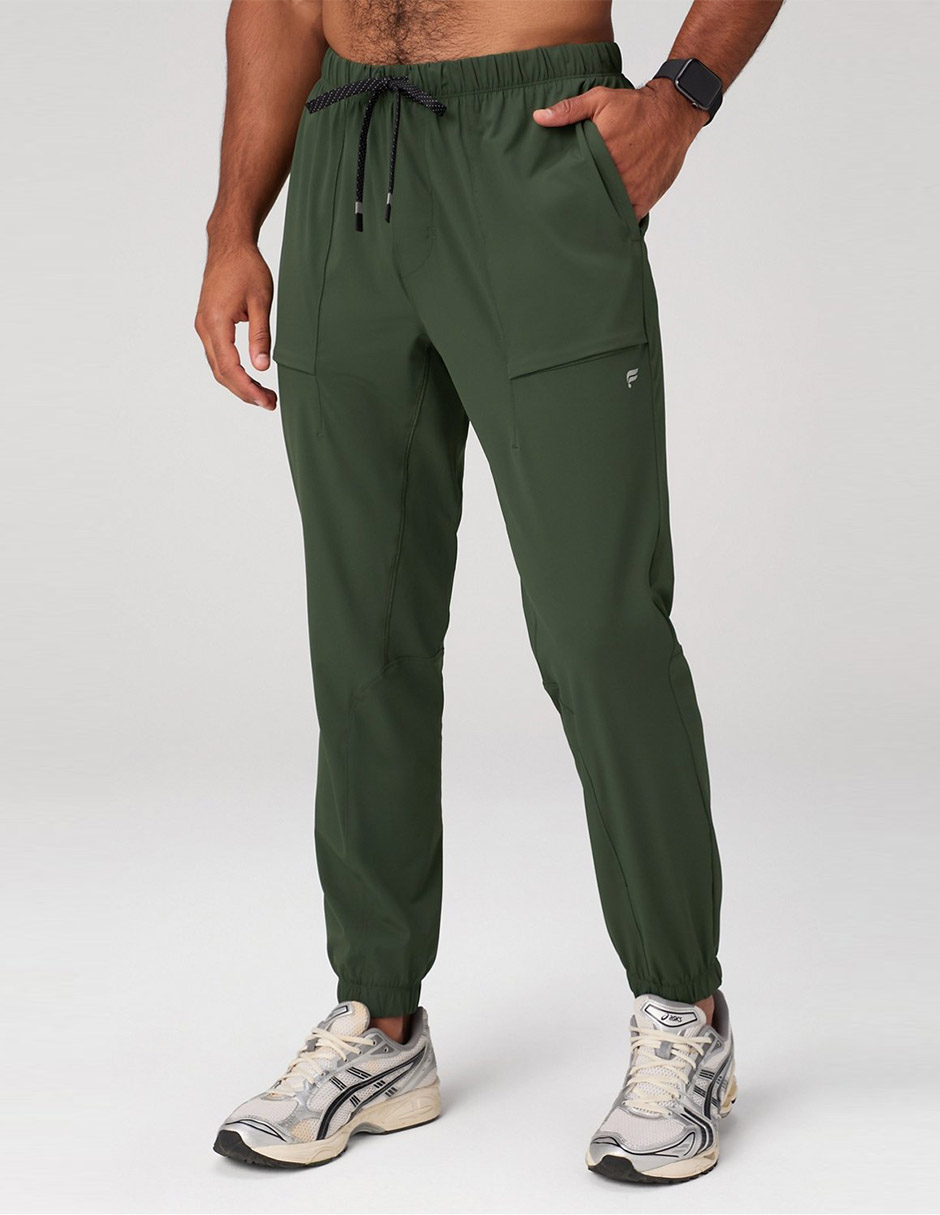 Jogger straight con bolsillos para hombre Jogger straight con bolsillos para hombre