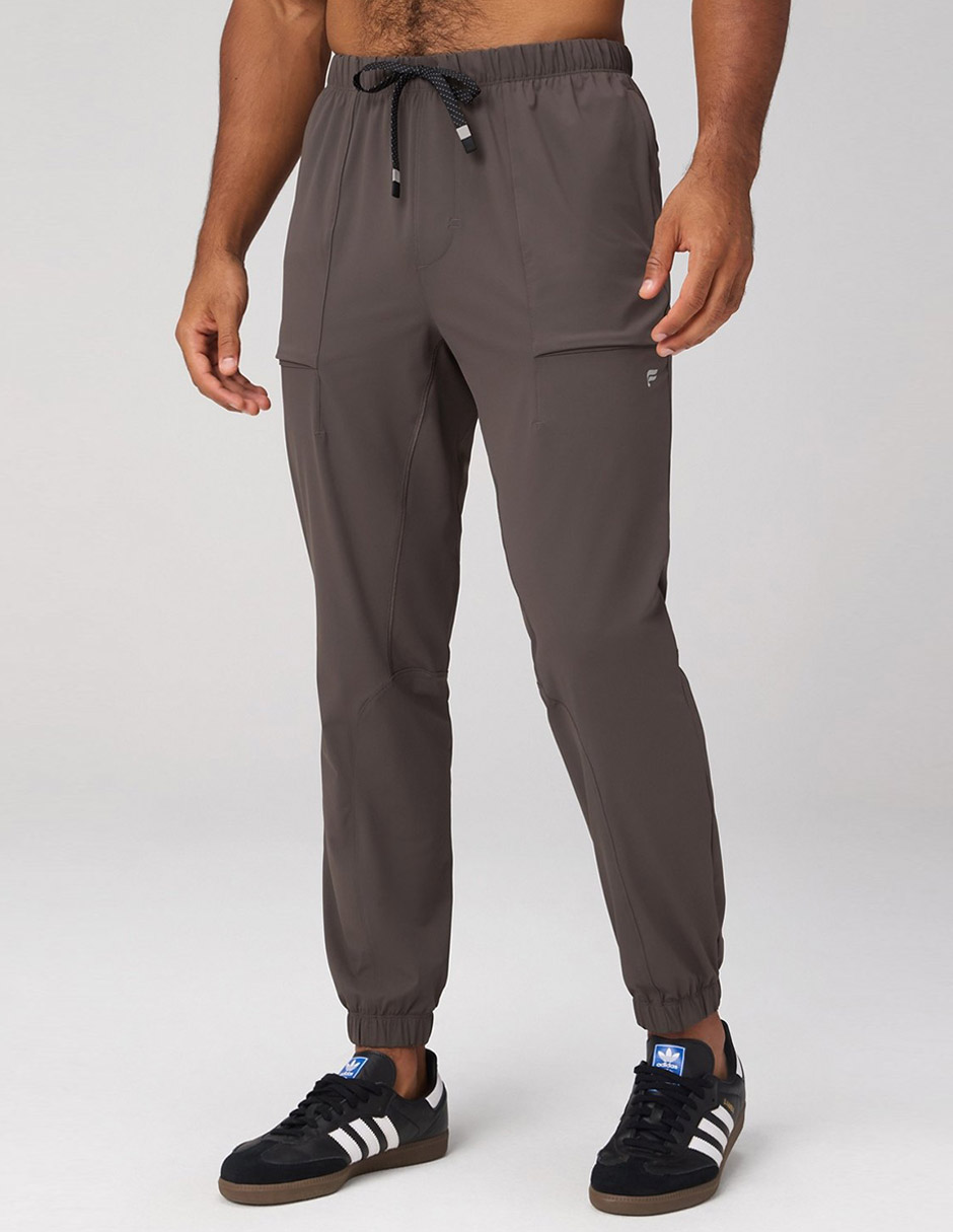 Jogger straight con bolsillos para hombre